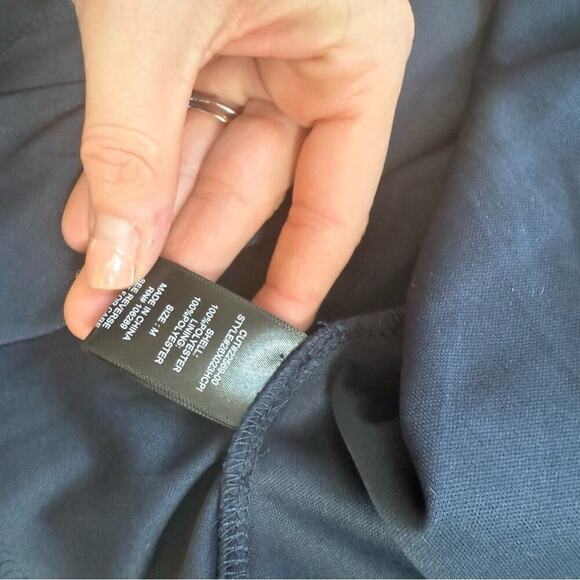 Navy TRIXXI Francesca’s Beck Mixed Floral Godet Mini Dress - Picture 5 of 9